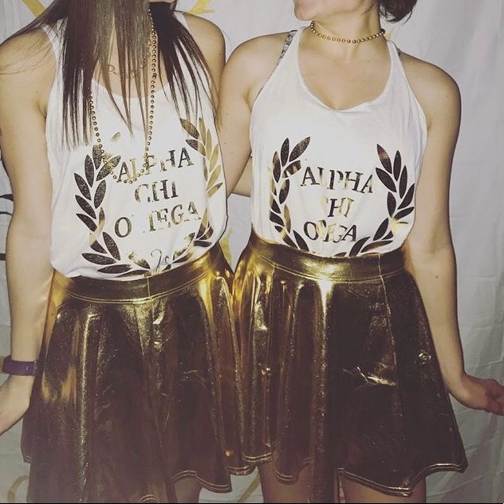 Gold Skirt/ Metallic - Costume